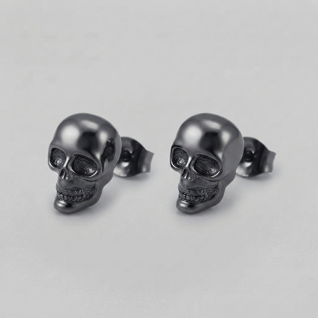 Midnight Bone Studs