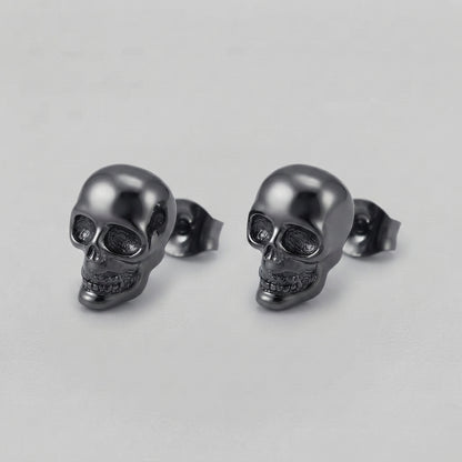 Midnight Bone Studs