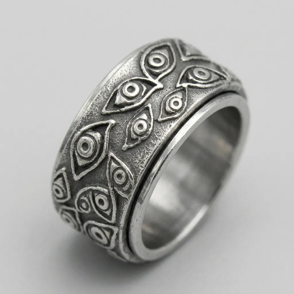 All Seeing Eye Spinner Ring