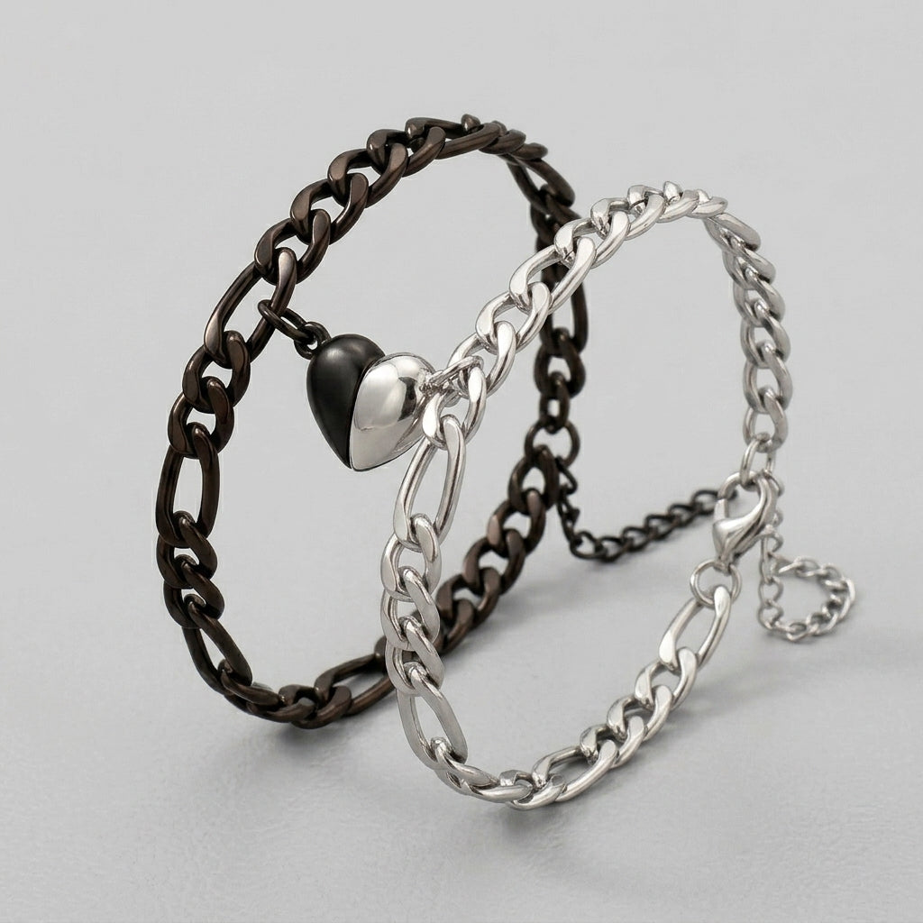 Magnetic Heart Couple Bracelets