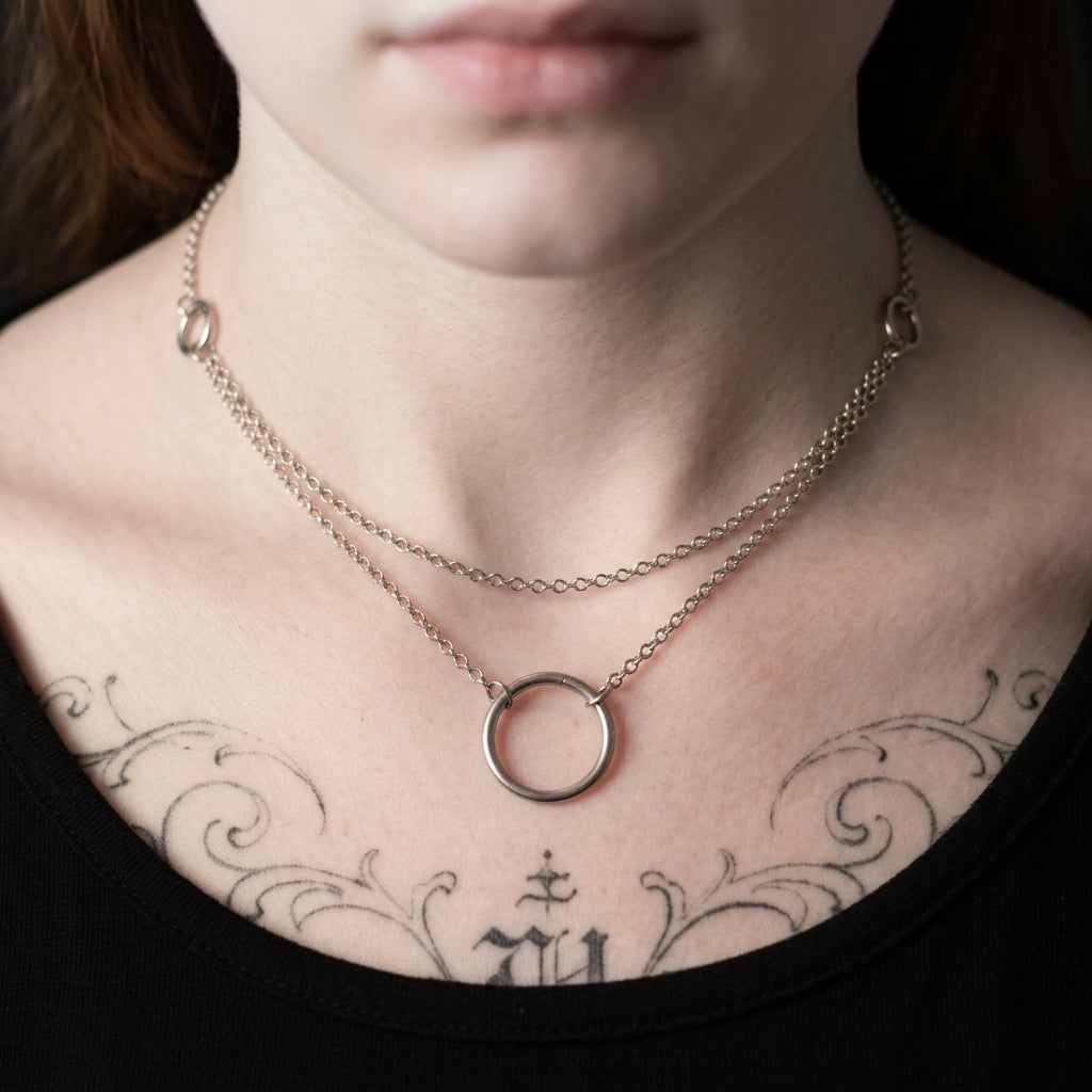 Hoop Minimalistic Etesian Necklace