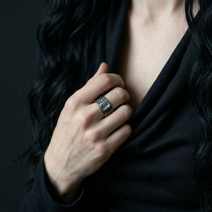 Ocean Stone Band Ring