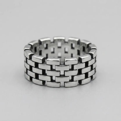 Interlocking Brick Link Ring