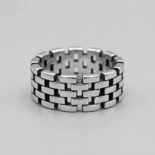Interlocking Brick Link Ring