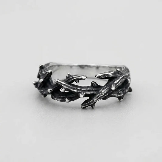Gothic Thorn Vine Wrap Ring