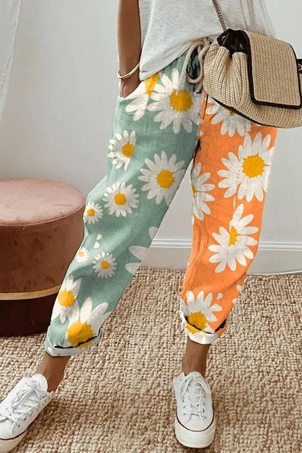 Fitted and airy pants