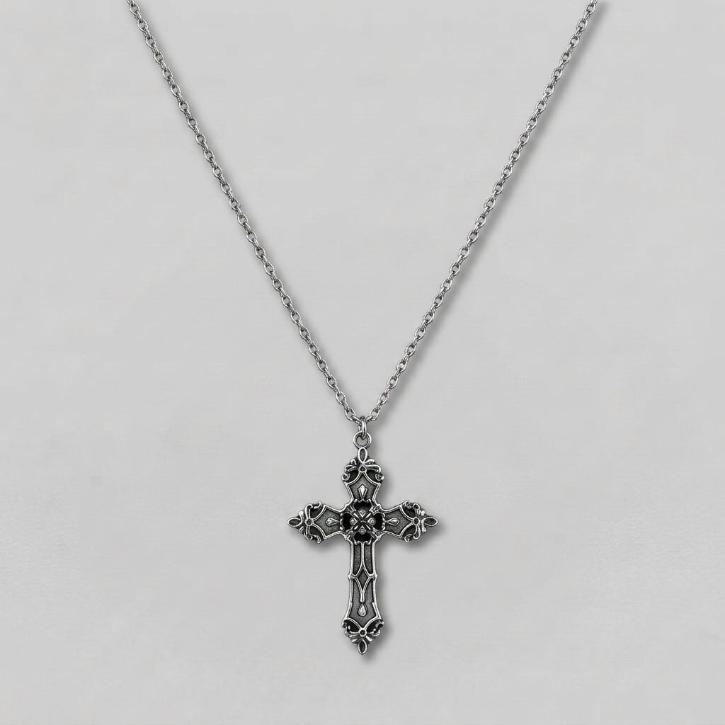 Vintage Cross Chain Necklace
