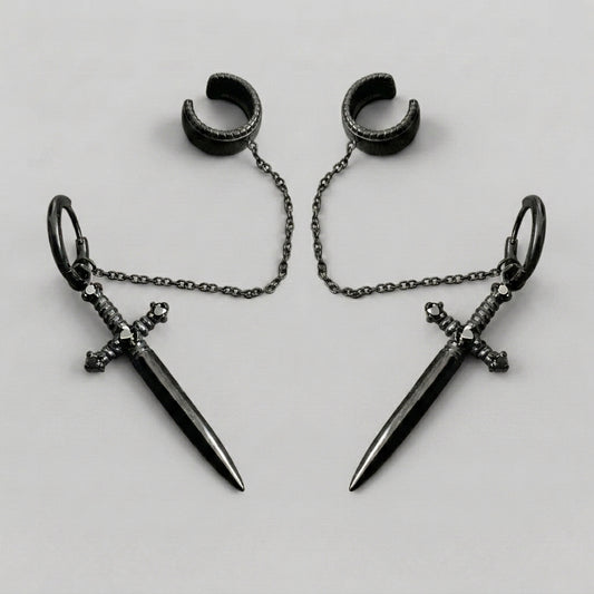 Sword Ear Cuff Earrings