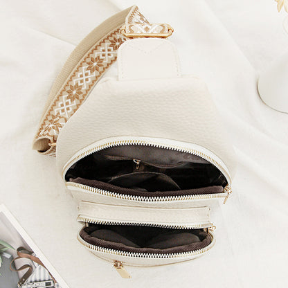 Soft Leather Retro Crossbody Bag