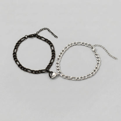 Magnetic Heart Couple Bracelets