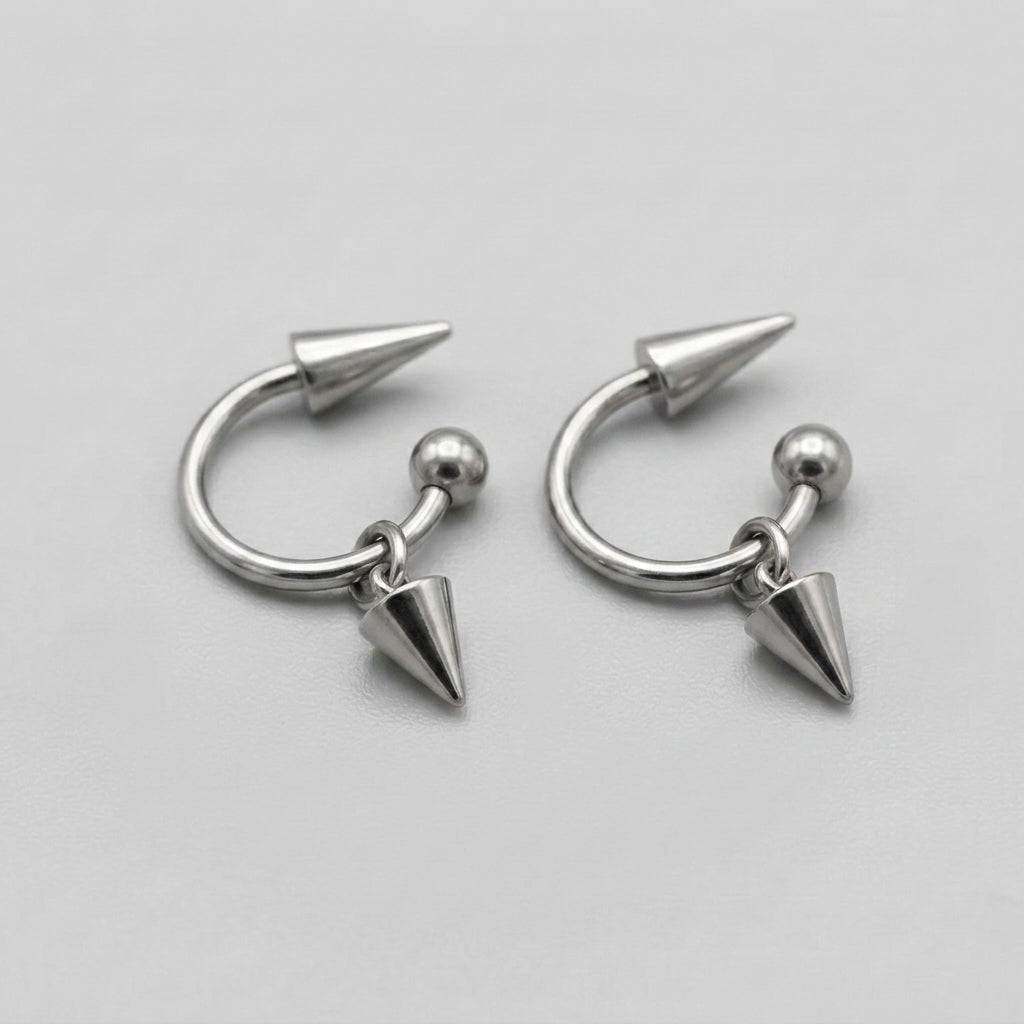 Punk Rivet Goth Earrings