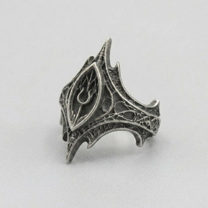 Obsidian Spear Crown Ring