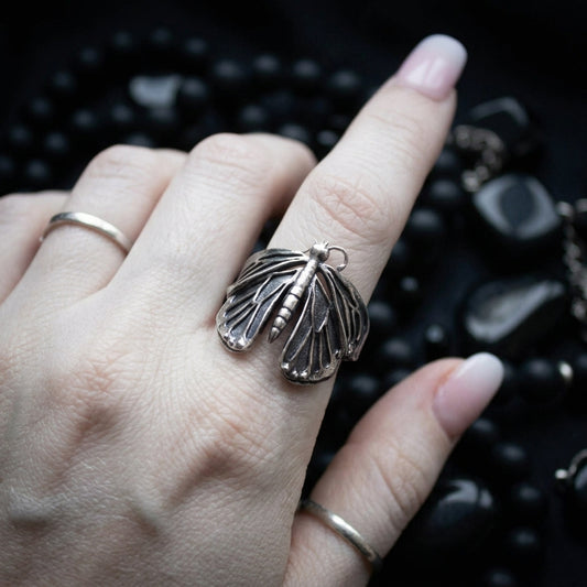 Vintage Butterfly Nature Ring