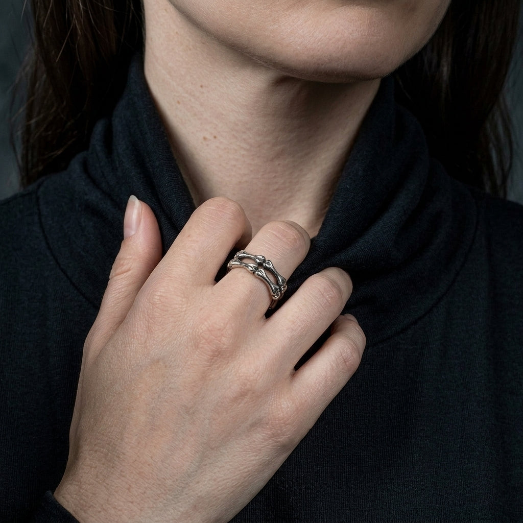 Skeleton Bone Link Ring