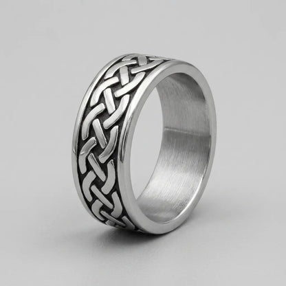 Celtic Interlace Eternity Band Ring