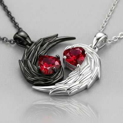 Feather & Wing Clavicle Necklace Set