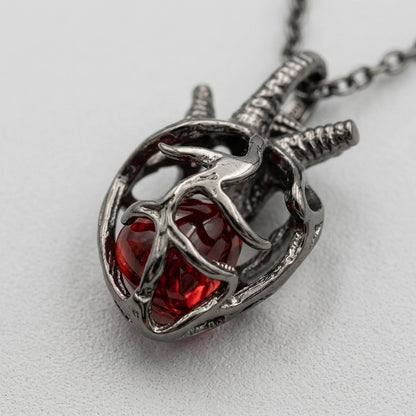 3D Hollow Heart Clavicle Necklace