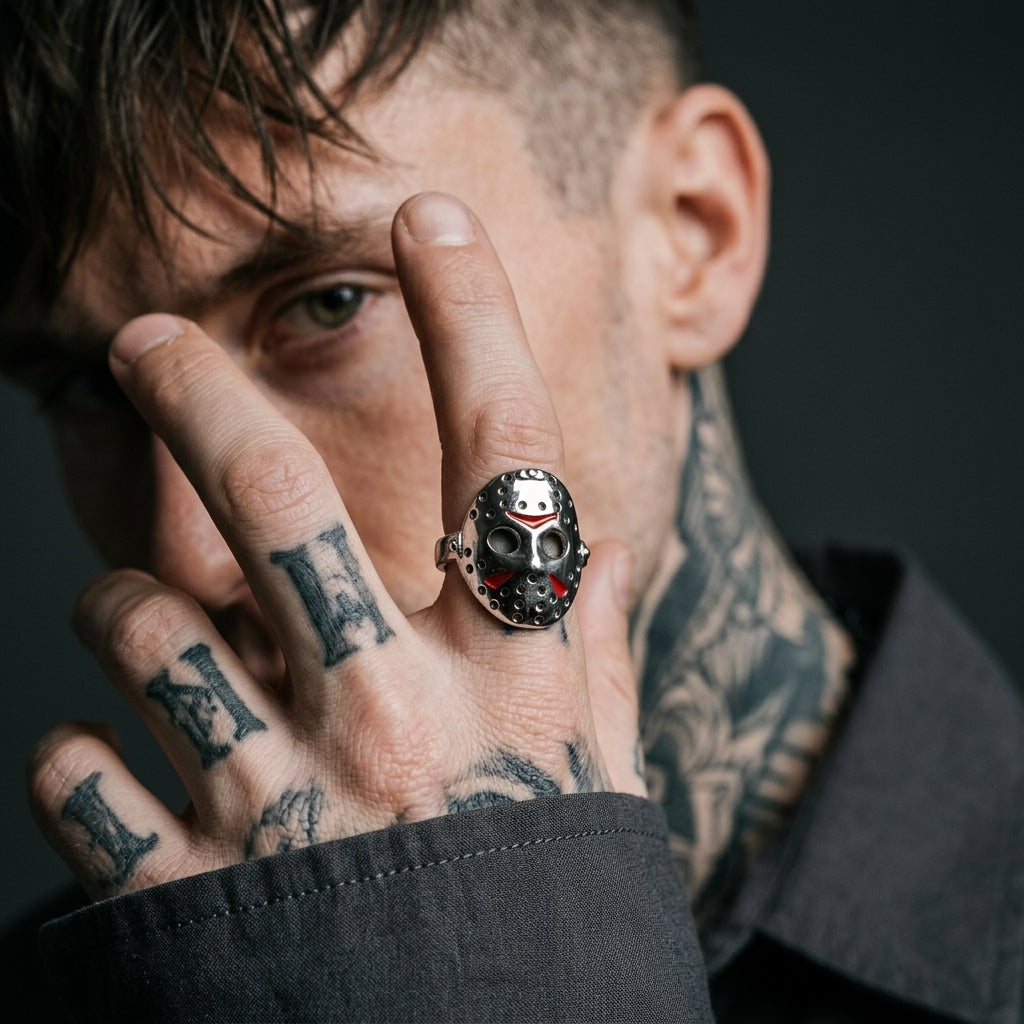 Jason Hockery Horror Mask Ring