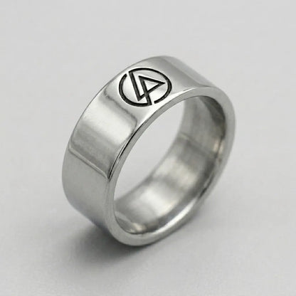 Linkin Park Symbol Wide Band Ring