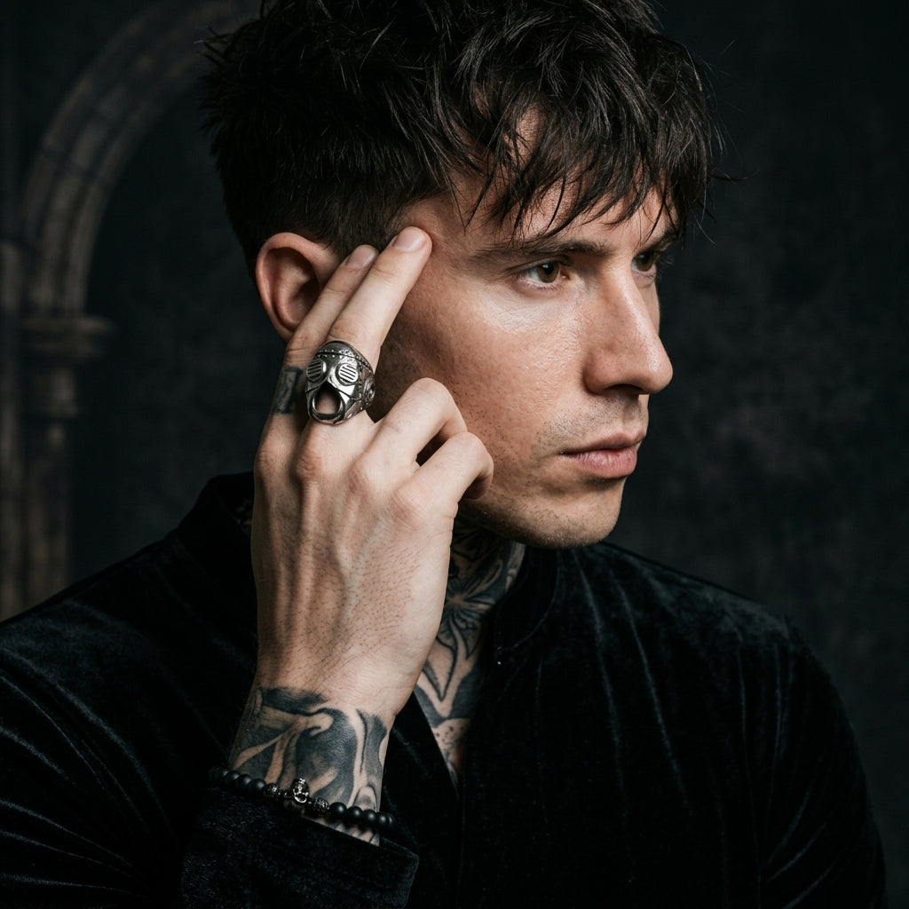 Sid Wilson Slipknot Gas Mask Ring