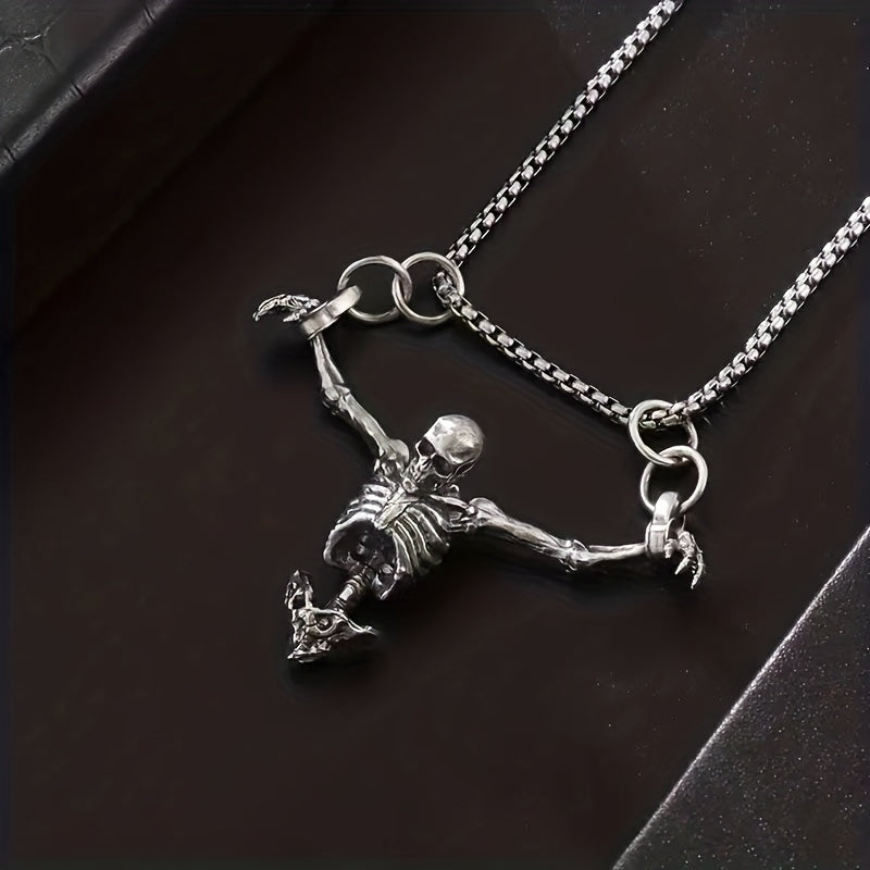 Dark Skull Pendant Necklace