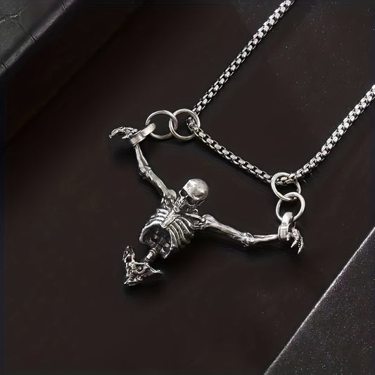 Dark Skull Pendant Necklace