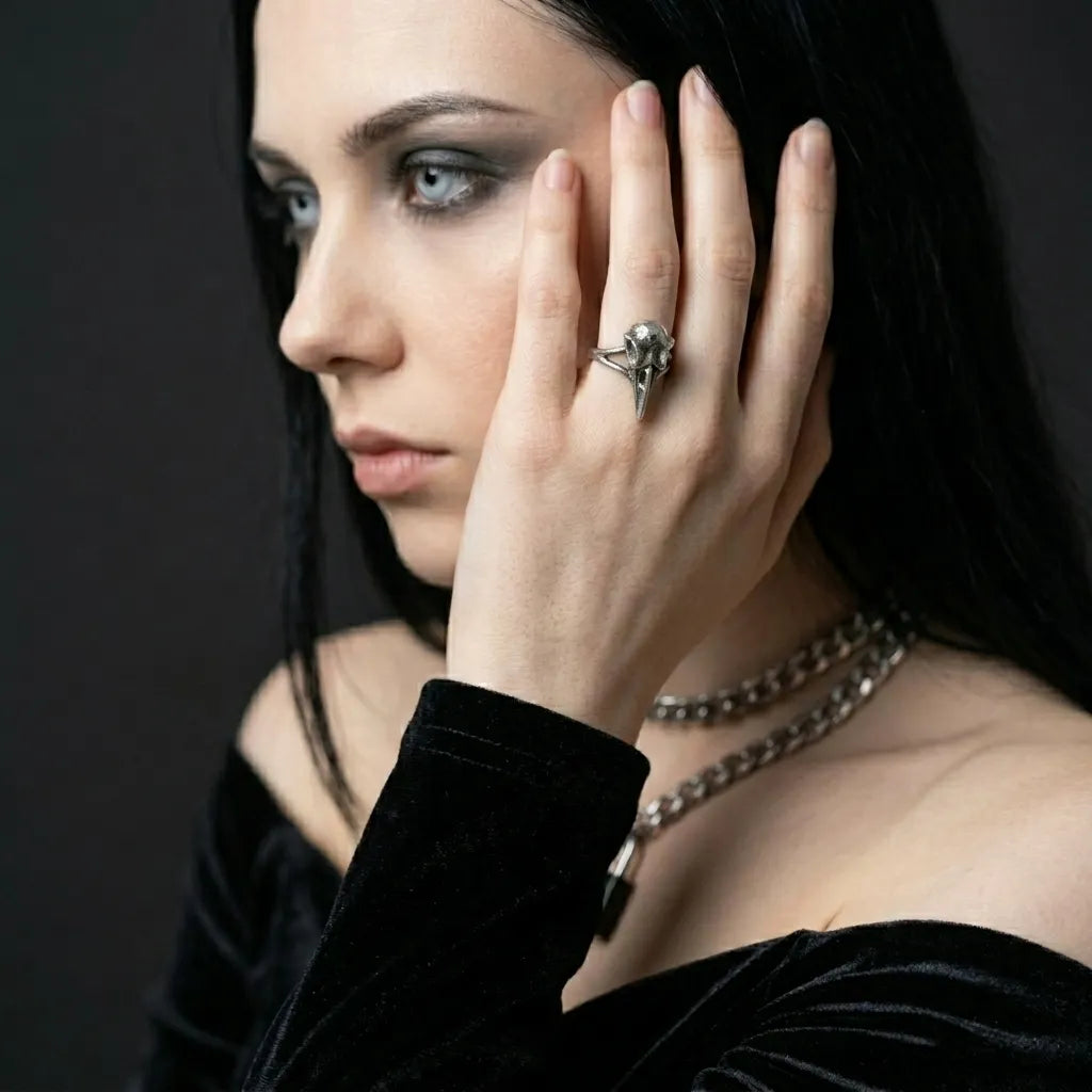 Raven Bone Ring