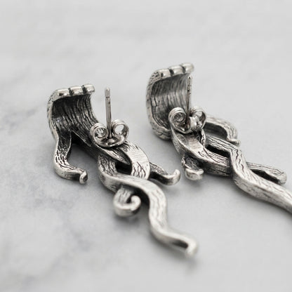 Statement Octopus Drop Earrings