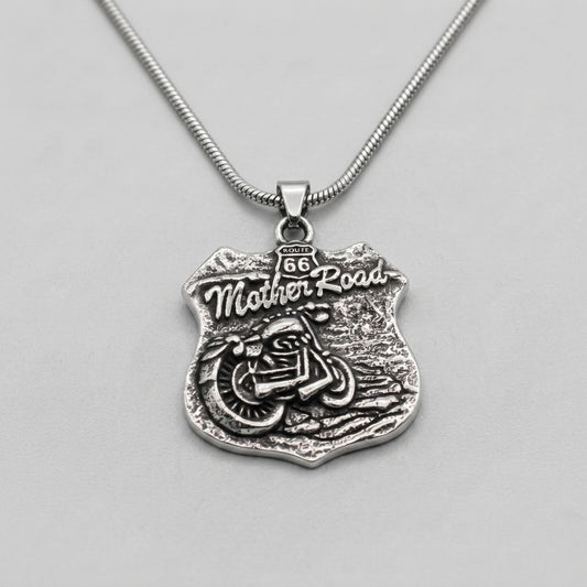 Road 66 Pendant Necklace