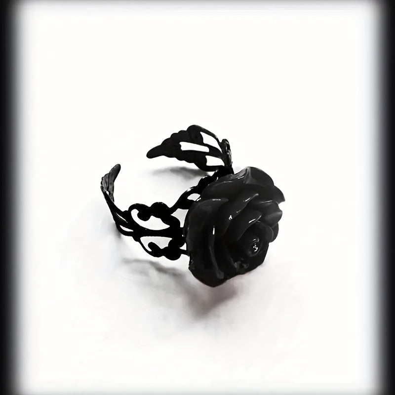 Dark Red Rose Ring