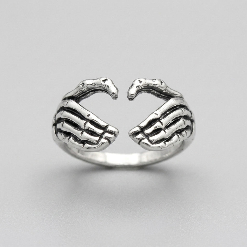 Bone Hand Embrace Ring