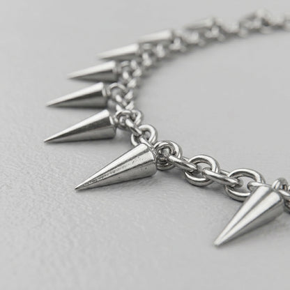 Stainless Steel Punk Aesthetic Stud Necklace