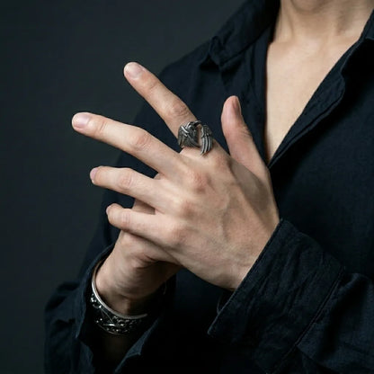 The Shadow Raven Ring