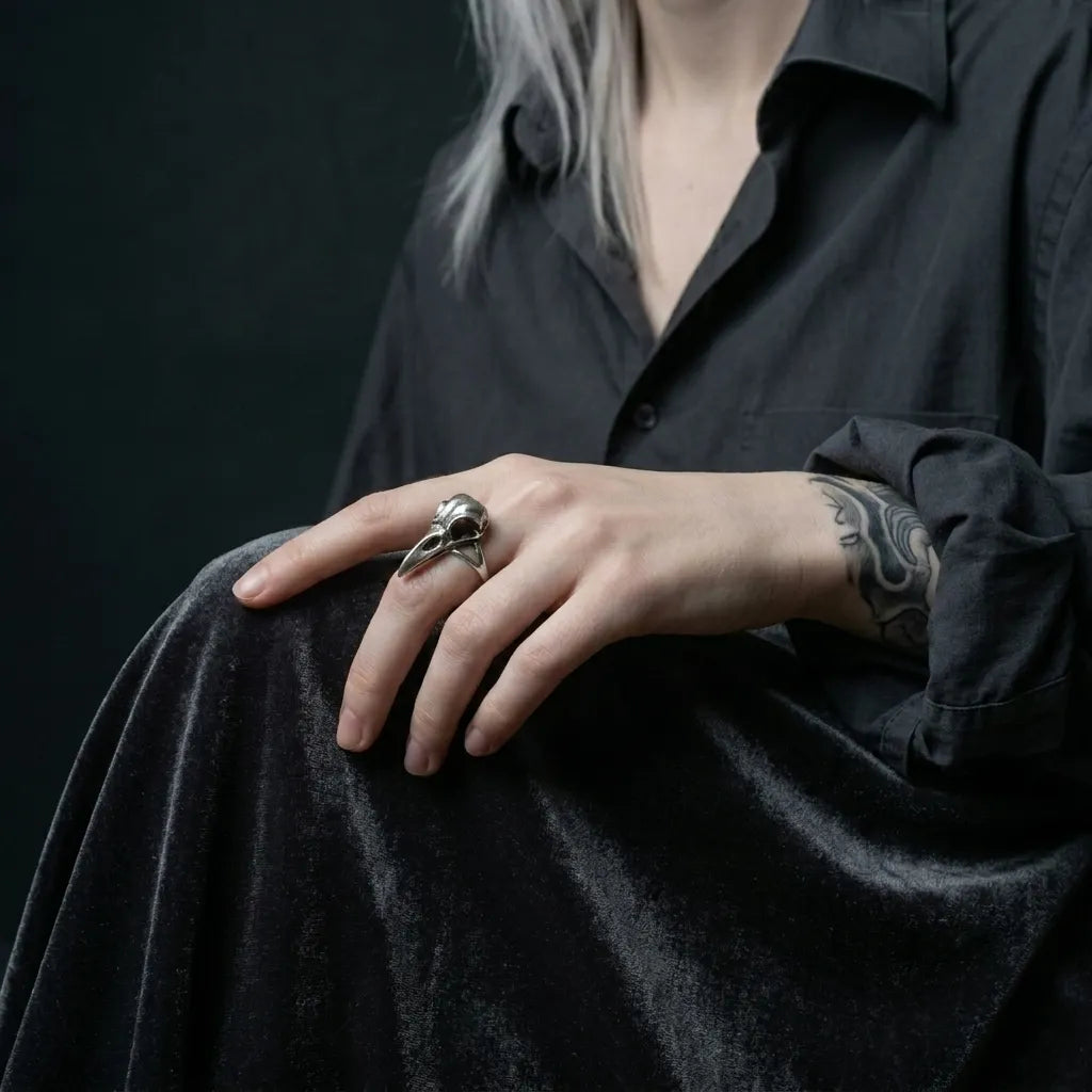 Raven Bone Ring