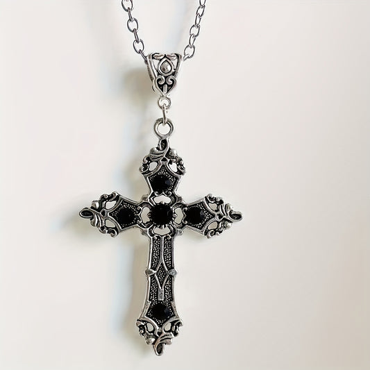 Minimalist Gothic Cross Necklace