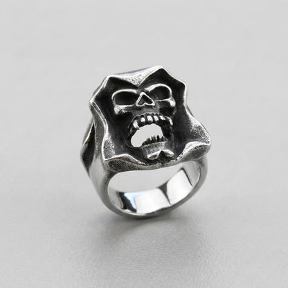 Screaming Skull Ring