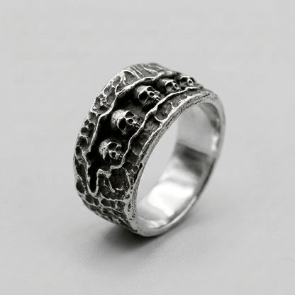 Skull Catacomb Band Ring
