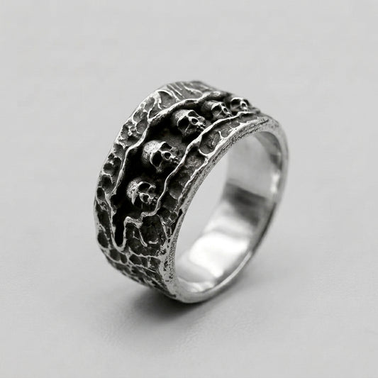 Skull Catacomb Band Ring