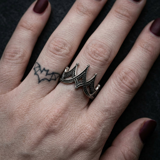 Gothic Crown Ring