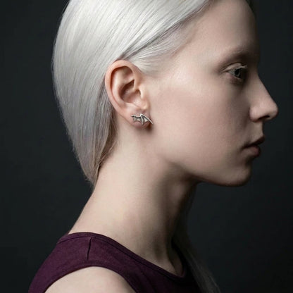 Bat Wing Stud Earrings