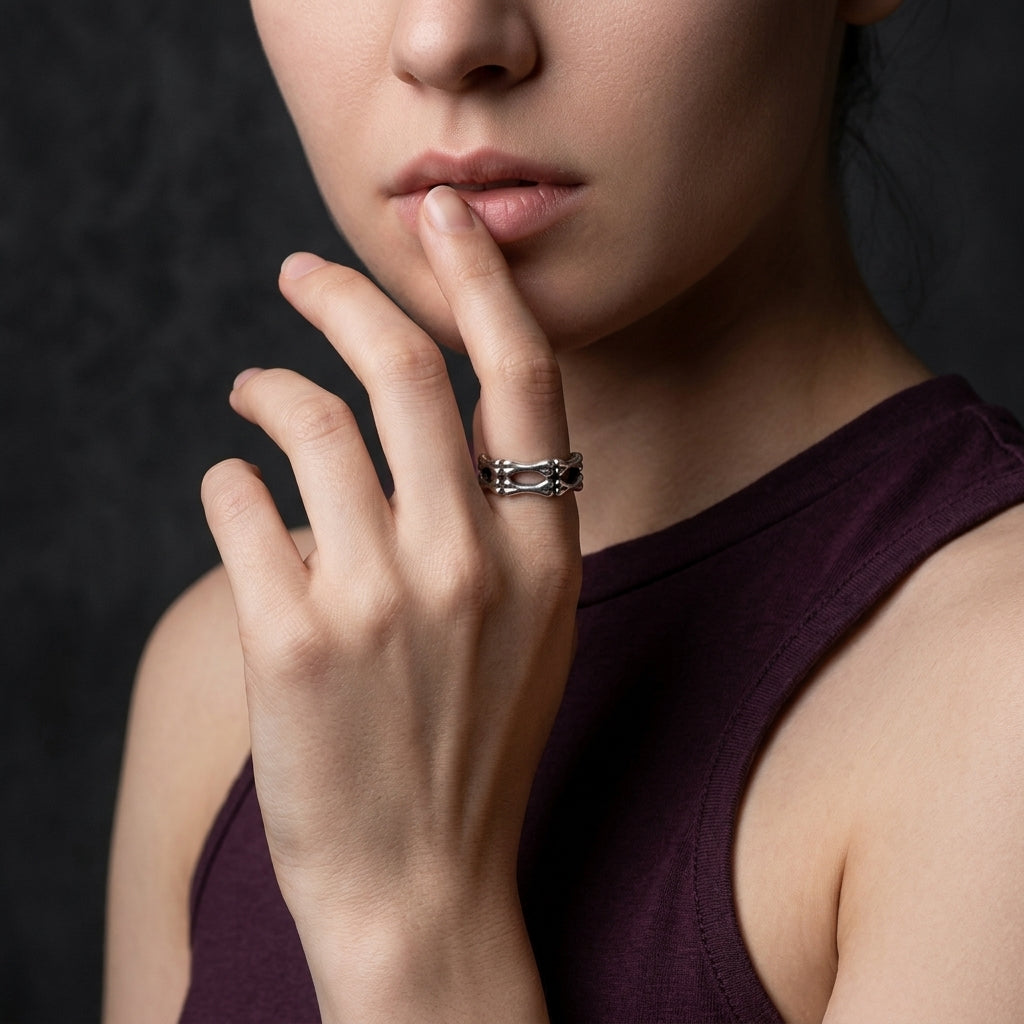 Skeleton Bone Link Ring