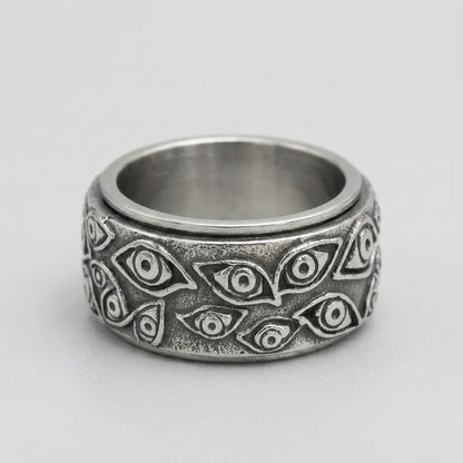 All Seeing Eye Spinner Ring
