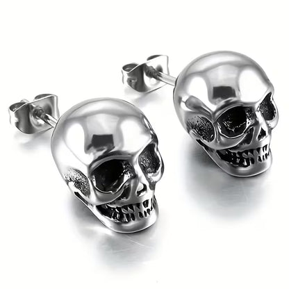 Bone Head Stainless Steel Studs