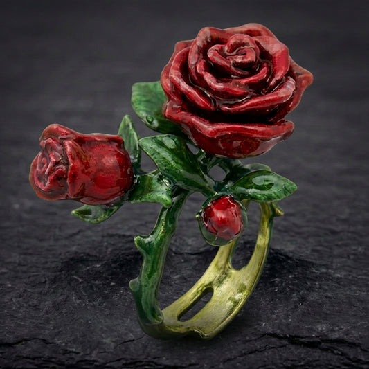 Romantic Rose Statement Ring 22468310