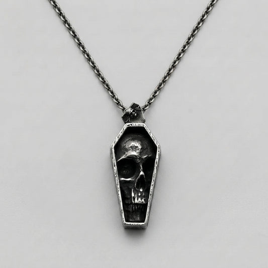 Vampire Coffin Pendant Necklace