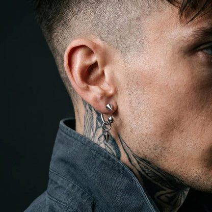 Punk Rivet Goth Earrings