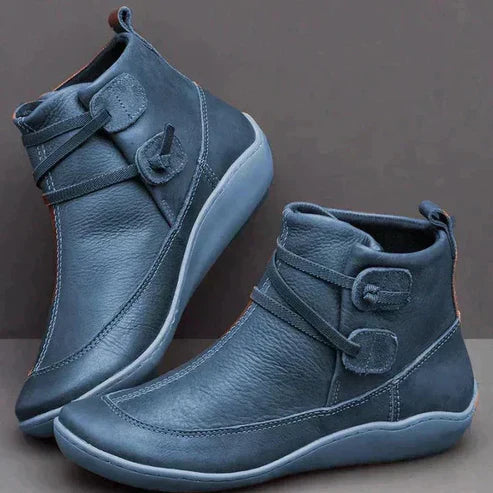 Lace-Up Ankle Boots
