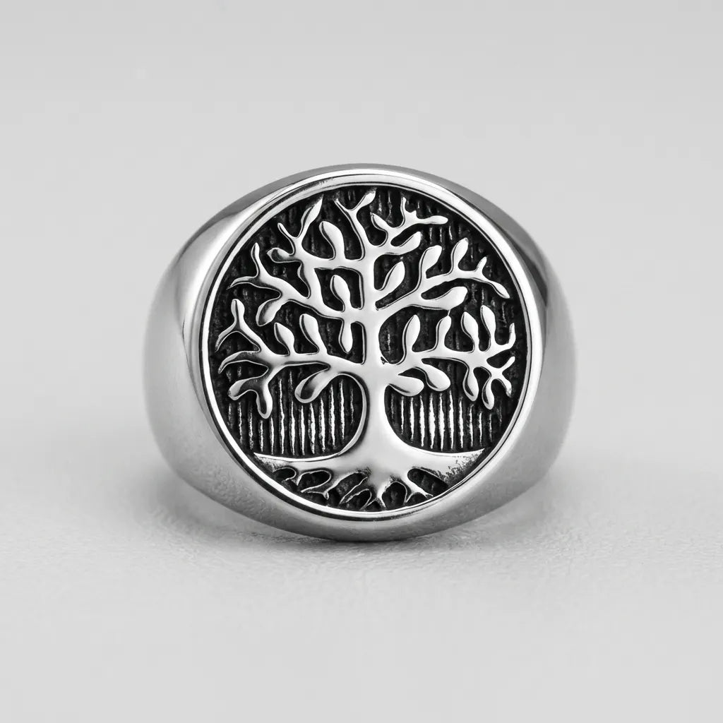 Tree of Life Signet Ring