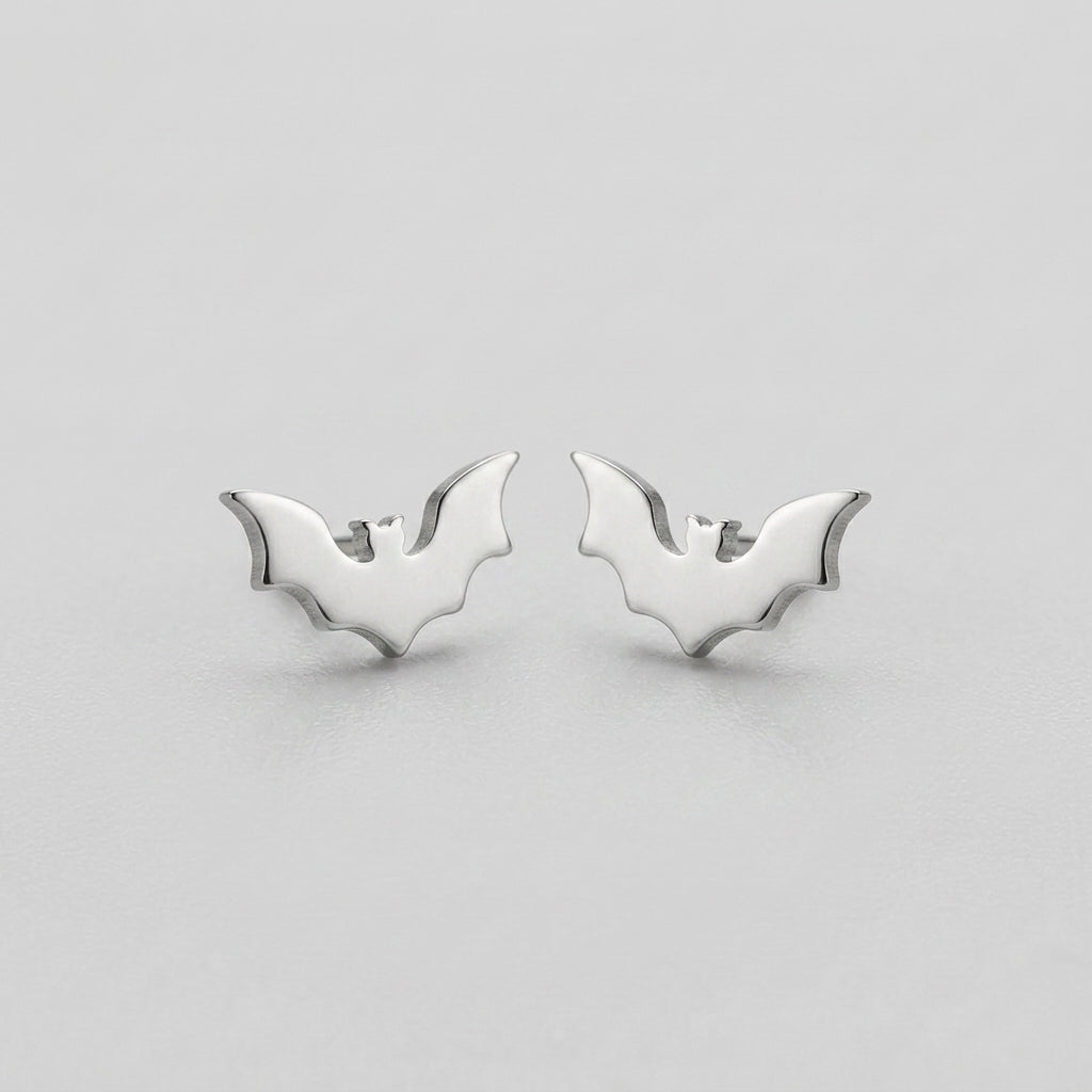 Gothic Vampire Bat Minimalist Earring