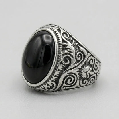 Black Onyx Statement Ring